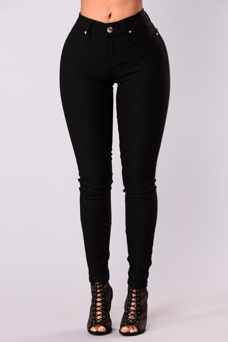 Buy Black LivIn Skinny Pants Online | FableStreet